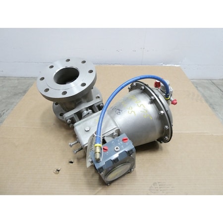 Dezurik V-PORT BALL PNEUMATIC 150 STAINLESS FLANGED BLX V100 4IN CONTROL VALVE VPB